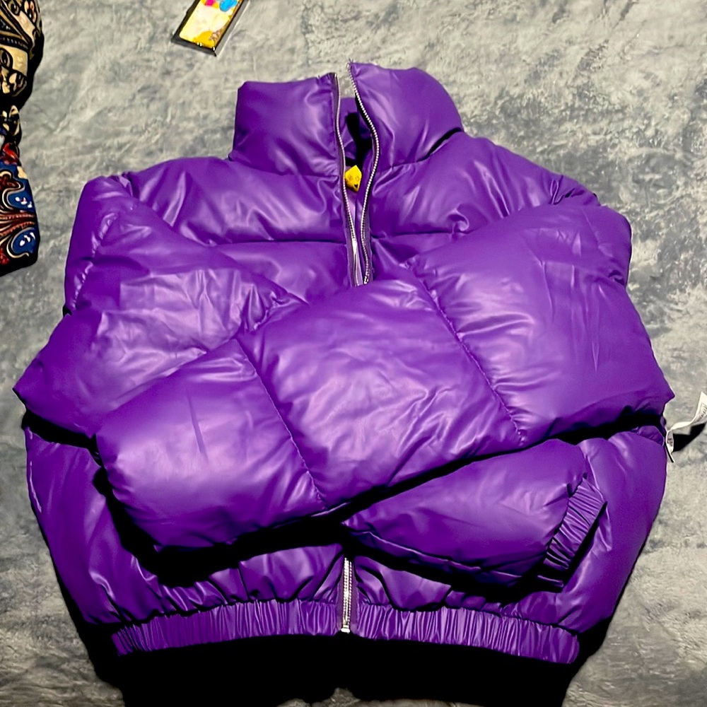Purple women’s coat size medium